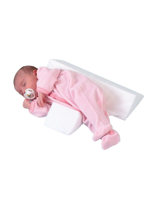 Doomoo Sleep Side Positioner Baby Anti-Roll Pillow White 28x40cm