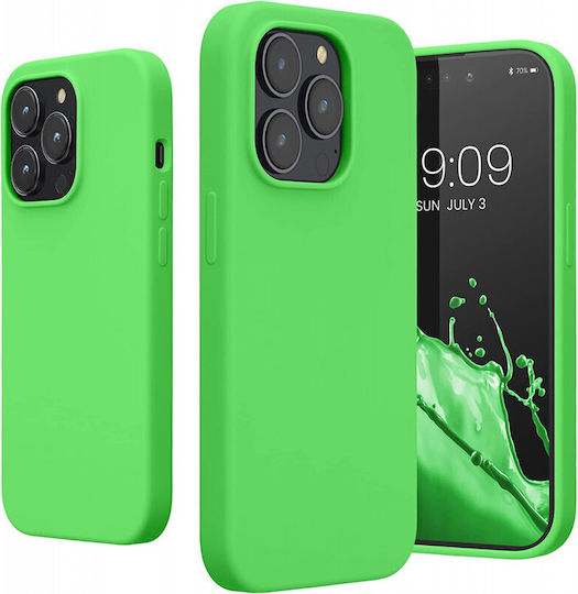 KWmobile Back Cover Silicon Lime Green (iPhone 14 Pro)