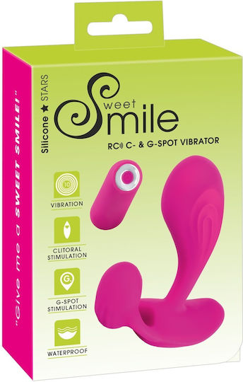 You2Toys Mini Δονητής G-Spot με Απομακρυσμένο Έλεγχο RC C- & G-Spot Vibrator 11cm Pink