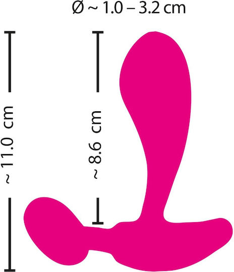 You2Toys Mini Δονητής G-Spot με Απομακρυσμένο Έλεγχο RC C- & G-Spot Vibrator 11cm Pink