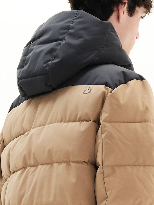 Winter Jacket Puffer Beige/Ebony