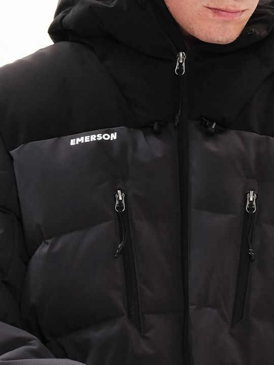 Зимно Мъжко Puffer Яке Ebony/Black