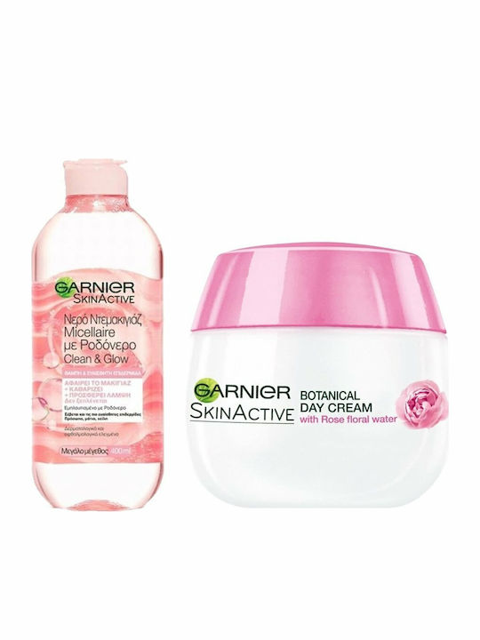 Garnier Day Cream With Rosewater & Micellaire Hautpflegeset für Feuchtigkeitsspendend