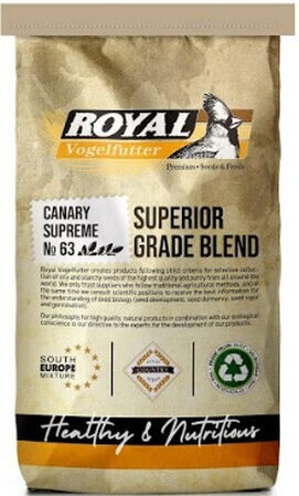 Royal Vogelfutter Canary Supreme Νo63 Τροφή για Καναρίνια 20kg