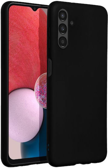 Forcell Soft Umschlag Rückseite Silikon Schwarz (Galaxy A13 5G)