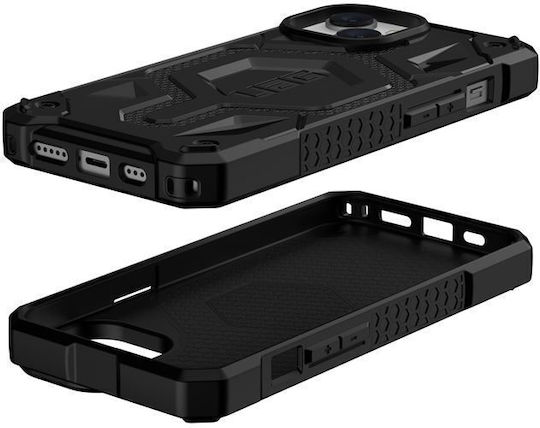 UAG Monarch Pro Magsafe Umschlag Rückseite Aramid Fiber 2mm Kevlar Black (iPhone 14)