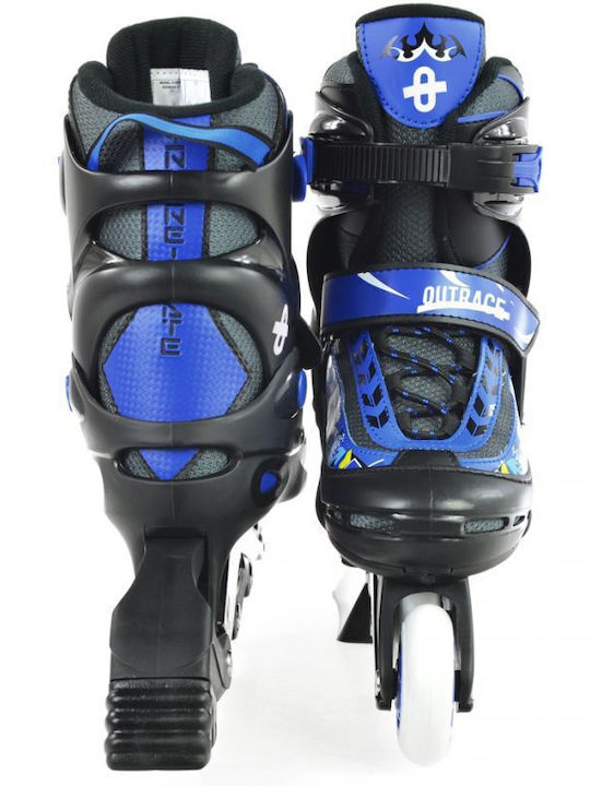 Inline Skates Outrace Inline Αυξομειούμενα Rollers Μπλε Ενηλίκων/Παιδικά