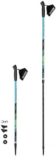 Spokey Meadow II Baston de trekking din aluminiu 2 buc Colorate
