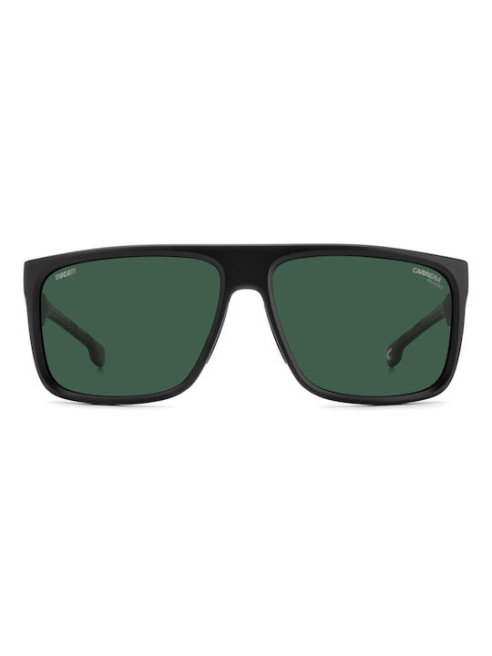 Carrera Men's Sunglasses with Black Plastic Frame and Green Polarized Lens 011/S 003UC