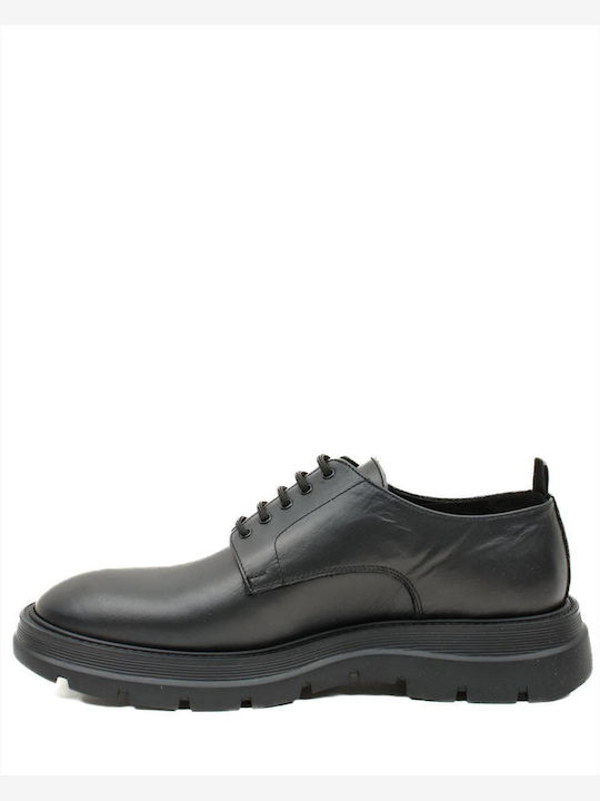 Ανδρικά Δερμάτινα Oxfords ANTONY MORATO MMFW01525-LE300026 Black ΜΑΥΡΟ