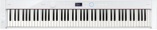 Casio Ηλεκτρικό Όρθιο Πιάνο PX-S7000 με 88 Βαρυκεντρισμένα Πλήκτρα Ενσωματωμένα Ηχεία και Σύνδεση με Ακουστικά και Υπολογιστή White