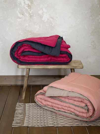 Nima Πάπλωμα Μονό 160x240εκ. Abalone Ruby Red / Black 9.5 togs