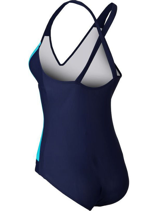 Aquaspeed Greta Athletic One-Piece Swimsuit Navy Blue