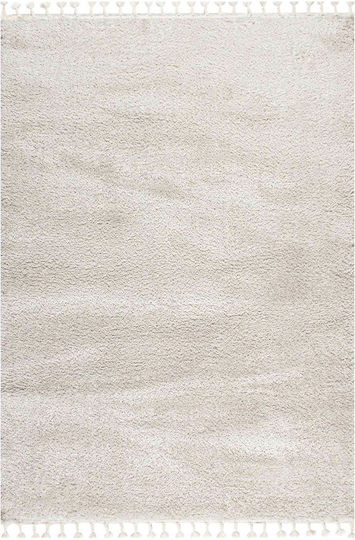 Balsan Silky Set Shaggy Covoare pentru dormitor Bej P621332 3buc