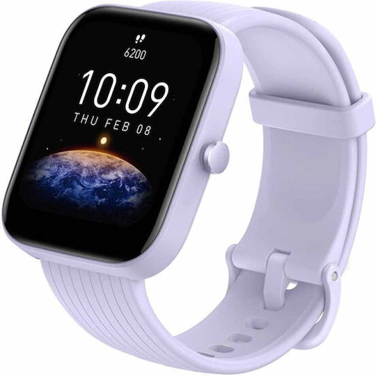 Amazfit Bip 3 44mm Smartwatch with Heart Rate Monitor (Blue)