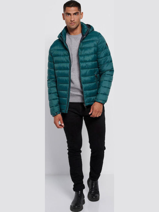 Χειμωνιάτικο Μπουφάν Puffer Ocean Green
