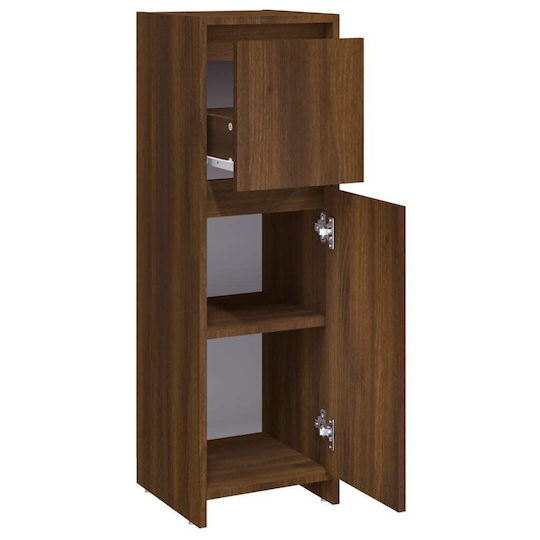 vidaXL Ντουλάπι Μπάνιου 30x30x95cm Δρυς