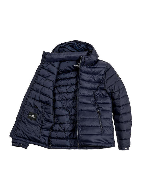 Χειμωνιάτικο Μπουφάν Puffer Navy Μπλε