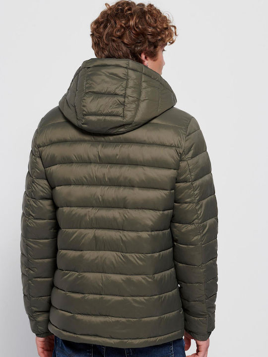 Winter Jacket Puffer Khaki