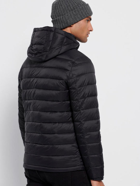 Geacă Iarnă Puffer Neagră