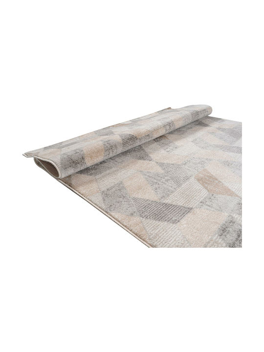 Balsan Set Modern Covoare pentru dormitor Estia Light Grey / Cream 3buc