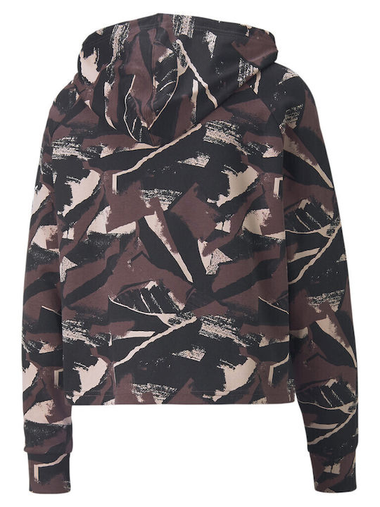 Modern Sports Long Women's Sweatshirt Hooded Multicolour