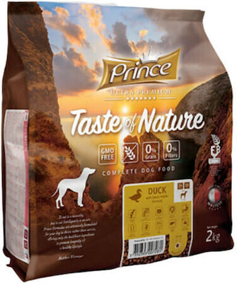 Prince Taste Of Nature Duck 4kg Ξηρά Τροφή χωρίς Σιτηρά για Ενήλικους Σκύλους Μεγαλόσωμων Φυλών με Πάπια