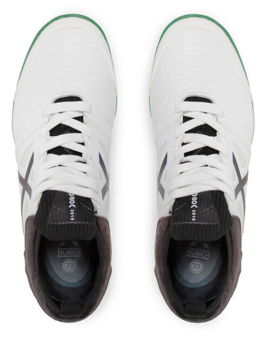Munich Tiga Low Football Shoes IN Hall White