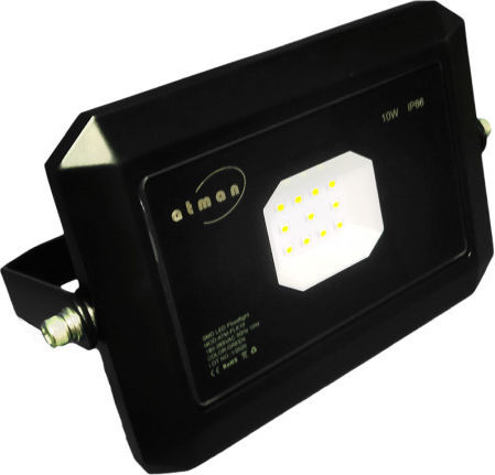 Atman Στεγανός Προβολέας LED 10W Πράσινο IP65