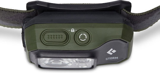 Black Diamond Stirnlampe LED IP67 mit maximaler Helligkeit 450lm Storm 450 Schwarz