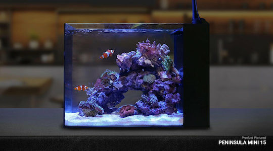 Waterbox Aquariums Peninsula Mini 25 Ενυδρείο Ψαριών Χωρητικότητας 90lt με Φίλτρο, 60x40x40εκ. Μαύρο
