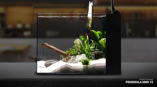 Waterbox Aquariums Peninsula Mini 25 Ενυδρείο Ψαριών Χωρητικότητας 90lt με Φίλτρο, 60x40x40εκ. Μαύρο
