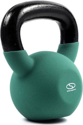 SMJ Sport Green Cast Iron Kettlebell 12kg