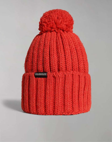 Fea 2 Ribbed Beanie Cap Red NP0A4GKA-RR9