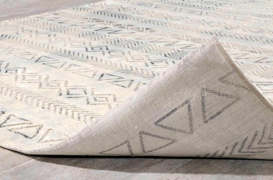 Tzikas Carpets Sign Modern Bedroom Rugs Set Gray 348-0-358-37461-095 3pcs