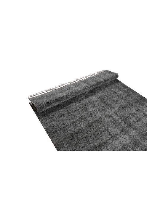 Balsan Soft Shaggy Bedroom Rugs Set Dark Grey P621176 3pcs