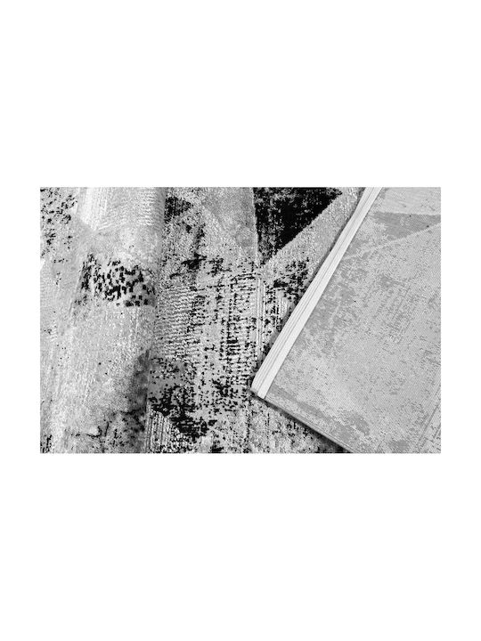 Balsan Σετ Μοντέρνα Χαλιά Κρεβατοκάμαρας Monaco Moma Grey / Black 3τμχ