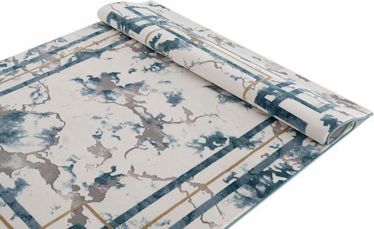 Balsan 9442 Modern Bedroom Rug Set Oscar Blue 9442 3 Pieces