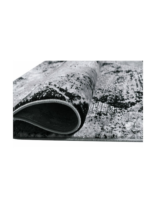 Balsan Σετ Μοντέρνα Χαλιά Κρεβατοκάμαρας Monaco Moma Grey / Black 3τμχ
