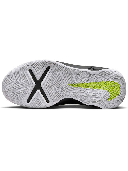Hustle Hustle D 10 Kids Sports Shoes Basketball with Laces Black / Barely Volt / Volt / Bright Spruce