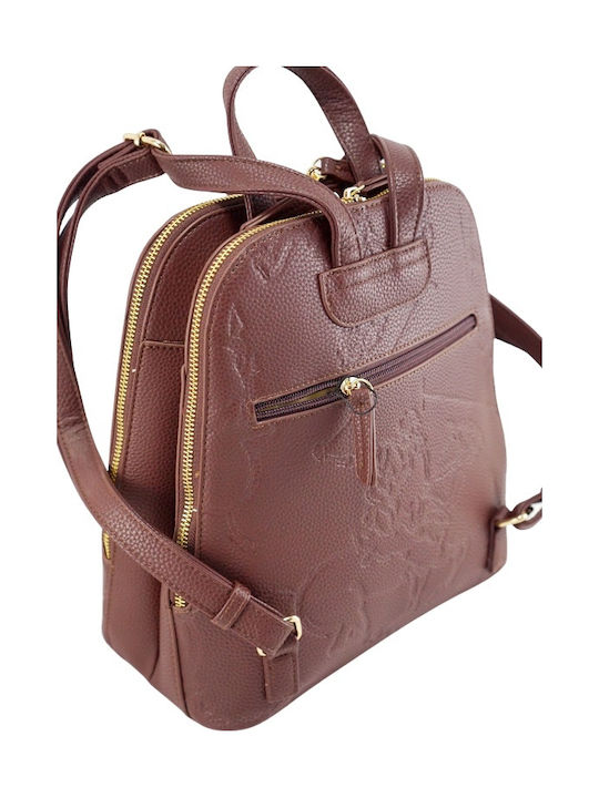Damentasche Rucksack Burgundisch