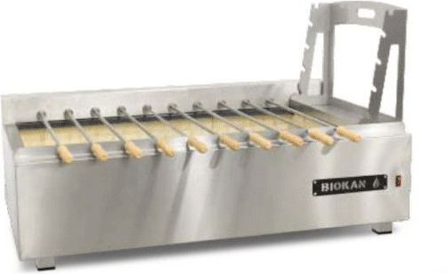 Biokan K9S Spieß-Grill Kohle mit Abmessungen 61x110x35cm