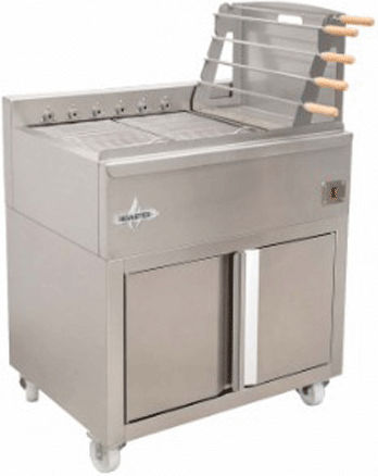 Biokan K6SF Spieß-Grill Kohle mit Abmessungen 61x85x97cm