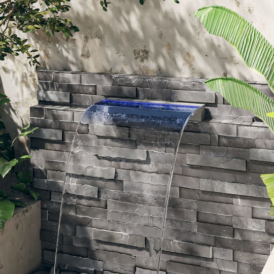 vidaXL Poolzubehör mit LED-Beleuchtung mit einer Länge von 60cm Silver