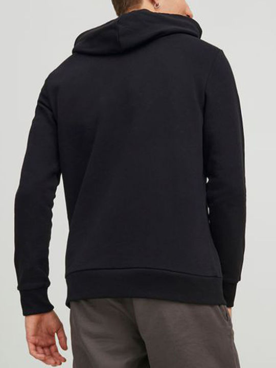 Jack & Jones Men's Sweatshirt with Hood Black