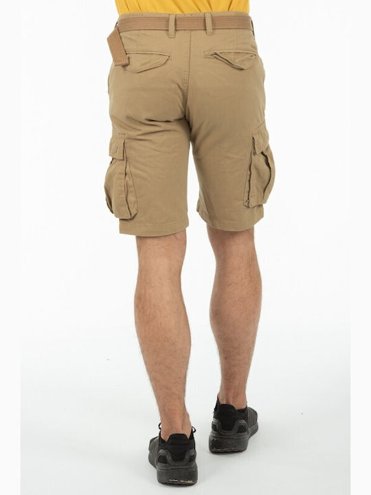 Double Men's Shorts Cargo Brown