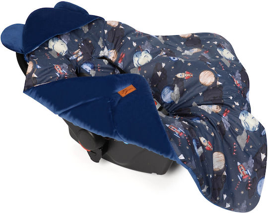 Tesoro (Baby) Bettdecke Kinderwagen Blau Cosmic