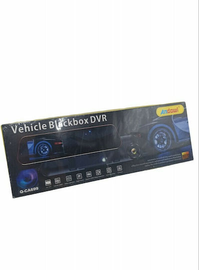 Andowl 1080P Mirror Car DVR, 4.3" Display