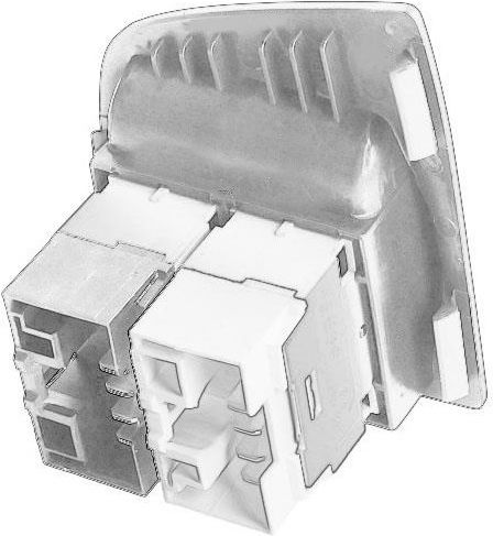 Electric Life Car Window Switch for Fiat Doblo 10pin Black