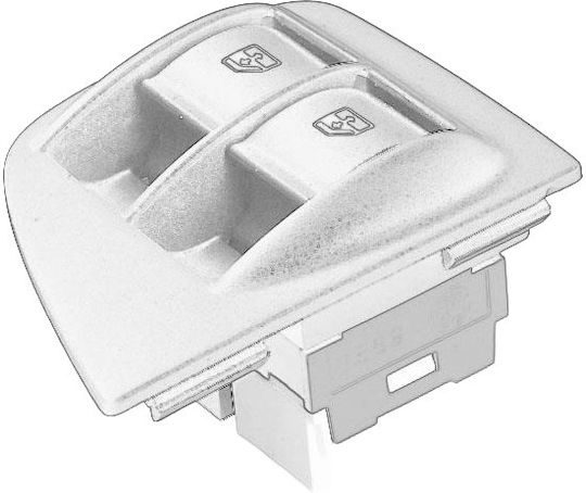 Electric Life Car Window Switch for Fiat Doblo 10pin Black